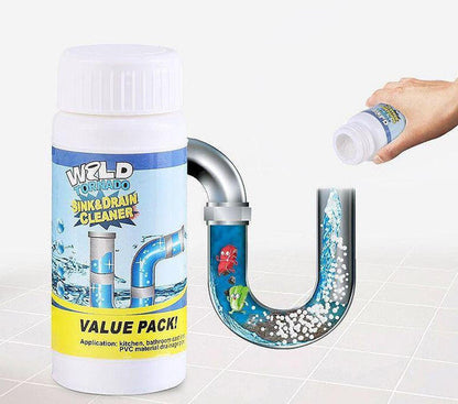 Belro Powerful Drain Unblocker tool for clearing clogged drains, shown with ergonomic handle and durable construction.