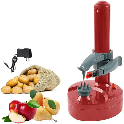 Belro automatic electric potato peeler, compact kitchen appliance for efficient peeling of potatoes and root vegetables.