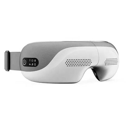 Belro eye massager with ergonomic design, featuring soft padding and adjustable straps for relaxing eye massage therapy.