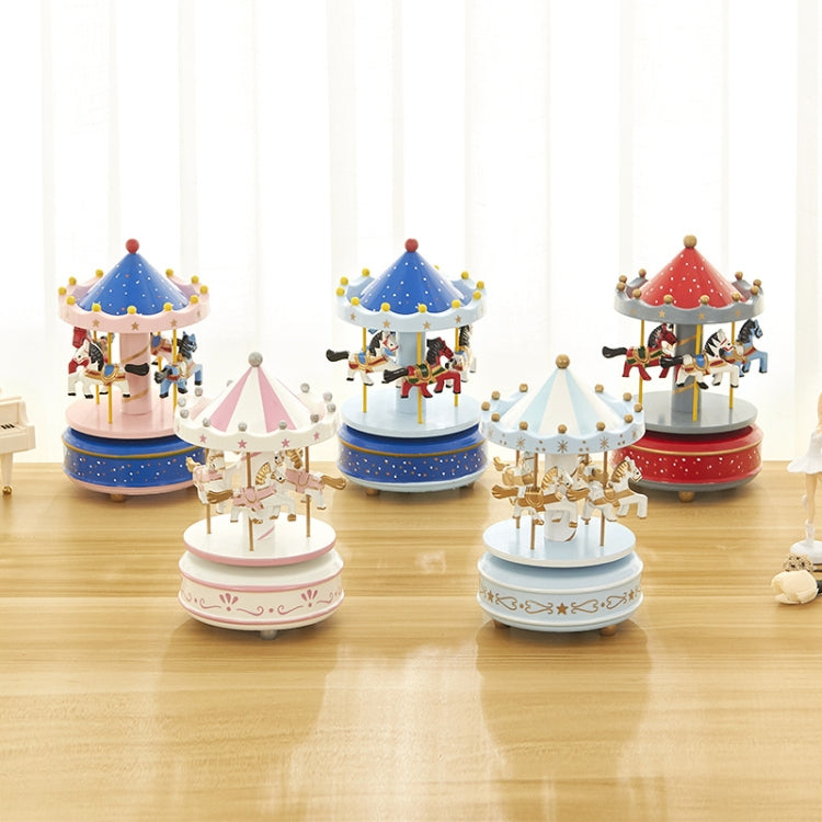 Belro Sky City Carousel Music Box toy with colorful cityscape design and rotating carousel, perfect for children.