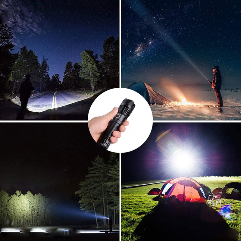 Belro waterproof military laser pocket lamp with compact flashlight design, durable body, and adjustable beam for outdoor use.