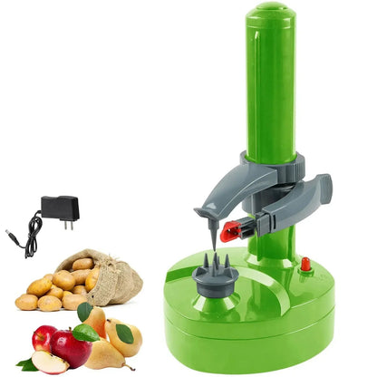 Belro automatic electric potato peeler in use, showcasing stainless steel peeling drum and ergonomic design for efficient kitchen prep.