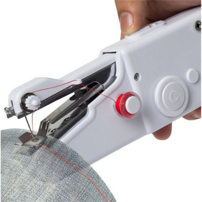 Portable Belro sewing machine for men's clothing, compact and lightweight for easy sewing and mending on the go.