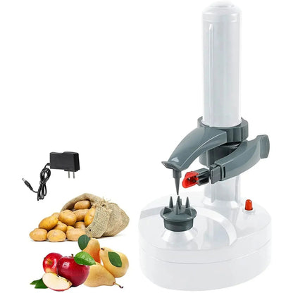 Belro automatic electric potato peeler with stainless steel exterior and compact design for efficient kitchen use