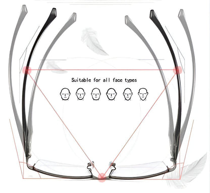 Belro Intelligent Progressive Sunglasses with built-in camera lens, blending stylish eyewear with advanced electronics features.