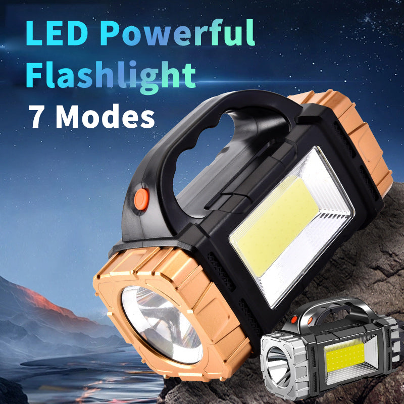 Belro LED flashlight torch with focused beam, compact design, and durable handle for outdoor and emergency use.