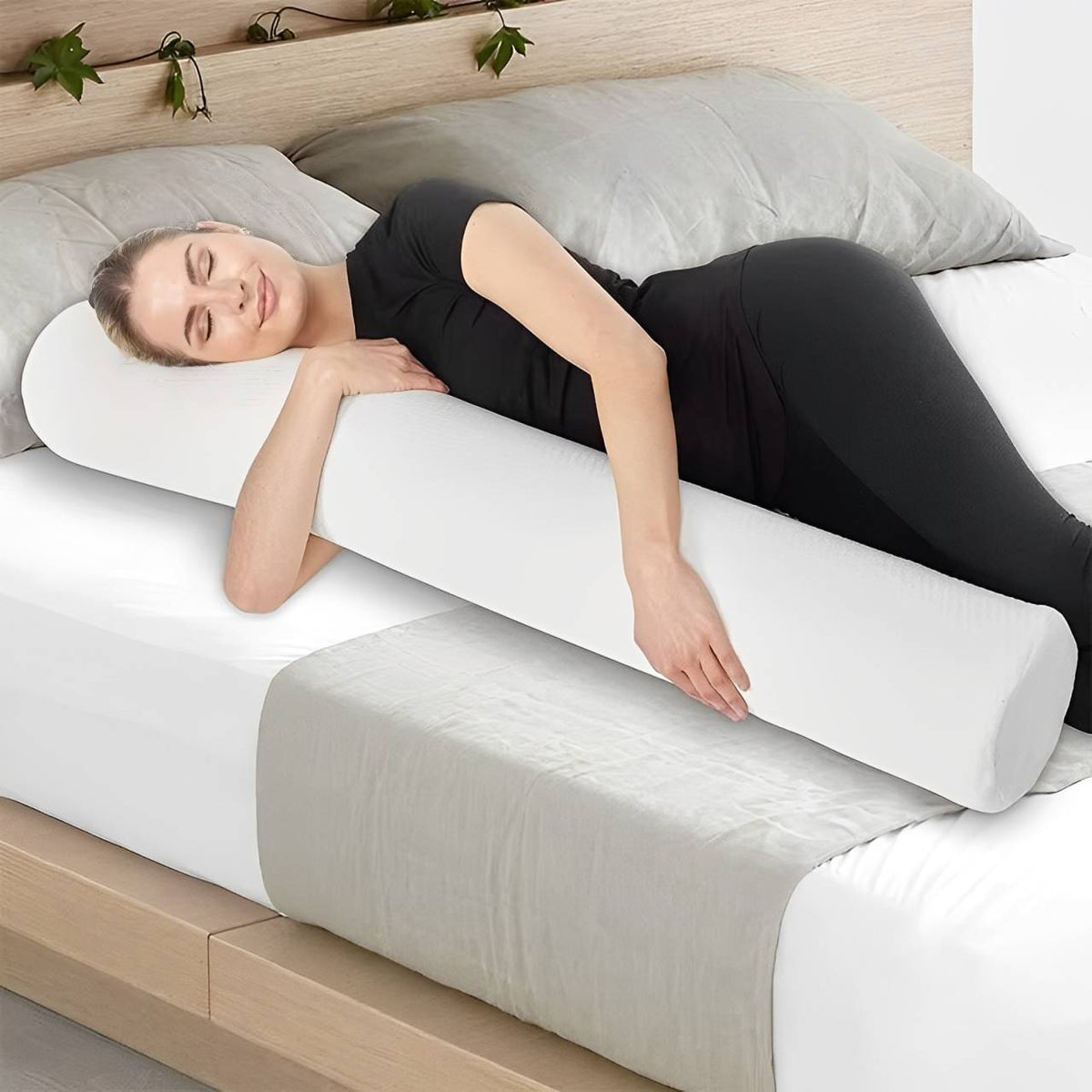 Belro body pillow for side sleepers, soft and supportive health & beauty cushion designed for comfortable night rest