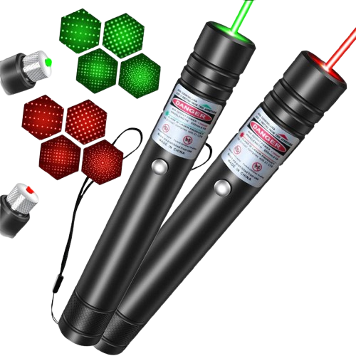 High power green laser pointer from Belro, designed for long-range office and stationery use, with a sleek compact design.