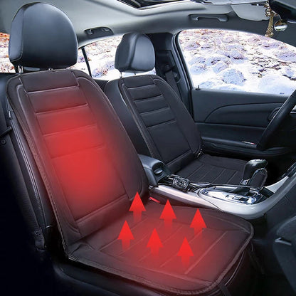 Belro full coverage heated winter car seat warmer cushion pad for cold weather comfort in sports and outdoors use.