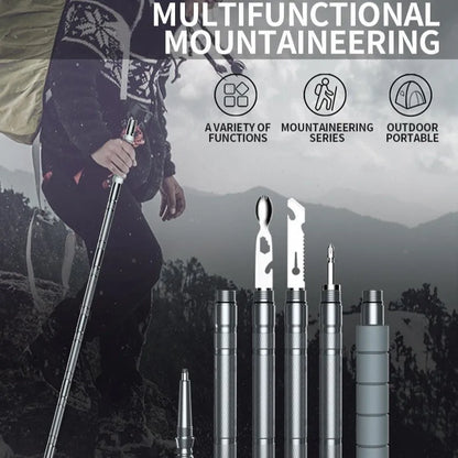 Belro Survival System walking stick, sturdy health and beauty aid with ergonomic handle and durable design for outdoor support.