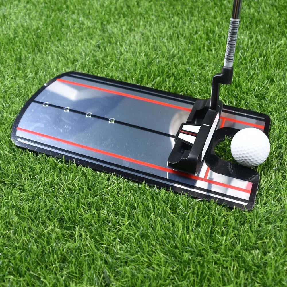 Belro golf putting mirror for home outdoor practice, featuring reflective surface for improving putting accuracy and alignment.