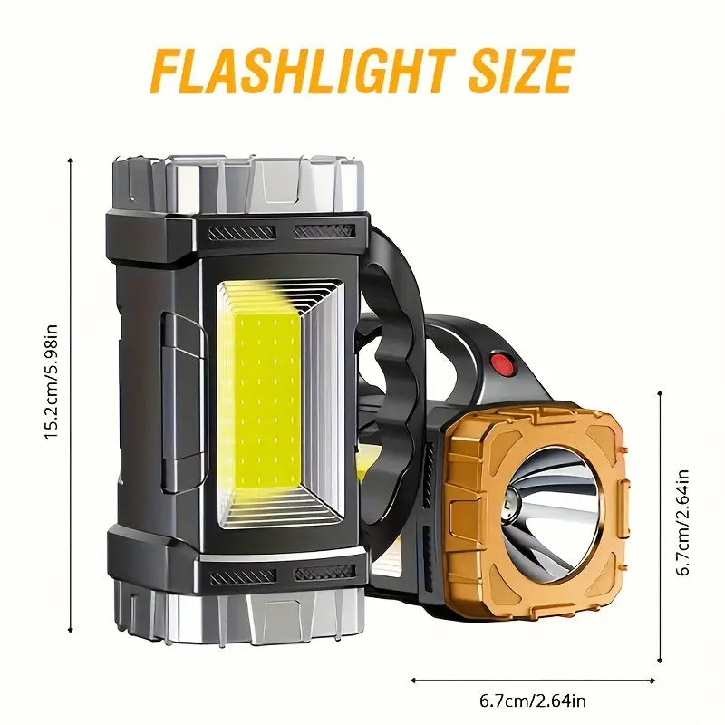 Belro LED flashlight torch with bright beam, compact design, and durable body for outdoor and emergency use.