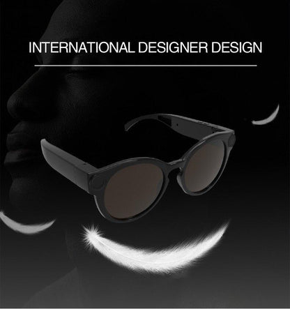 Belro Bicycling glasses with built-in WiFi mini camera, HD 1080P DVR video and audio recorder, lightweight and discreet design.
