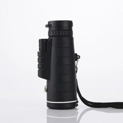 Belro Starscope HD Monocular with smartphone holder and tripod, waterproof high-power telescope for outdoor viewing.