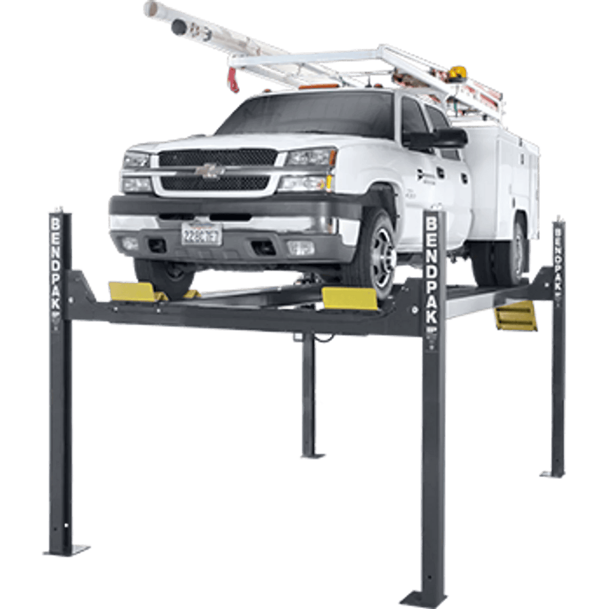 Casavibeo HD-14T 14,000-lb capacity tall four-post car lift with 82-inch rise, industrial-grade heavy-duty vehicle lift.