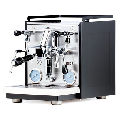 Profitec Ride espresso machine by Casavibeo with stainless steel finish and sleek design, perfect for home barista use.