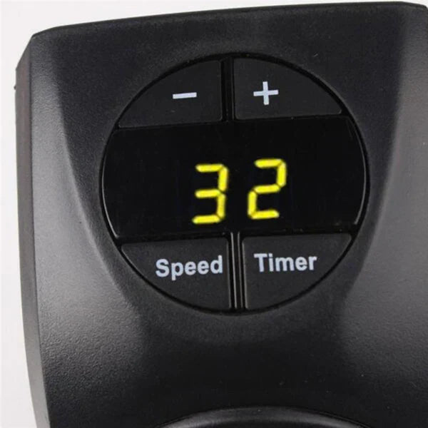 Belro Electric Heater 2.0 showcasing a sleek, compact design with digital controls and safety features for home heating.