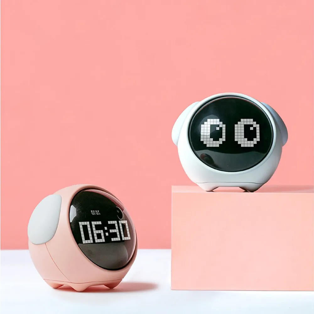 Belro Sunrise Alarm Clock with light and voice control, modern home decor clock with sunrise simulation feature