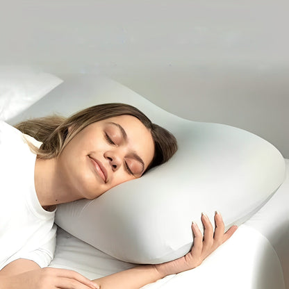 Belro Travel Deep Sleep Pillow and Side Sleeper Pillow, ergonomic design ideal for restful sleep and side sleeping comfort
