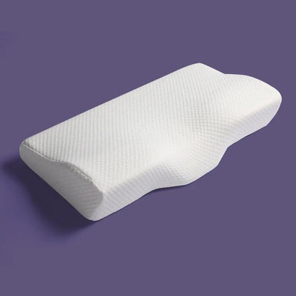 Belro ergonomic contour cervical pillow designed for neck pain relief, supporting proper neck alignment and comfort.