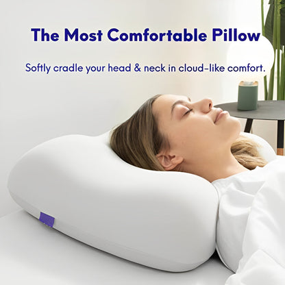Belro Travel Deep Sleep Pillow and Side Sleeper Pillow, plush memory foam for comfort during travel and side sleeping.