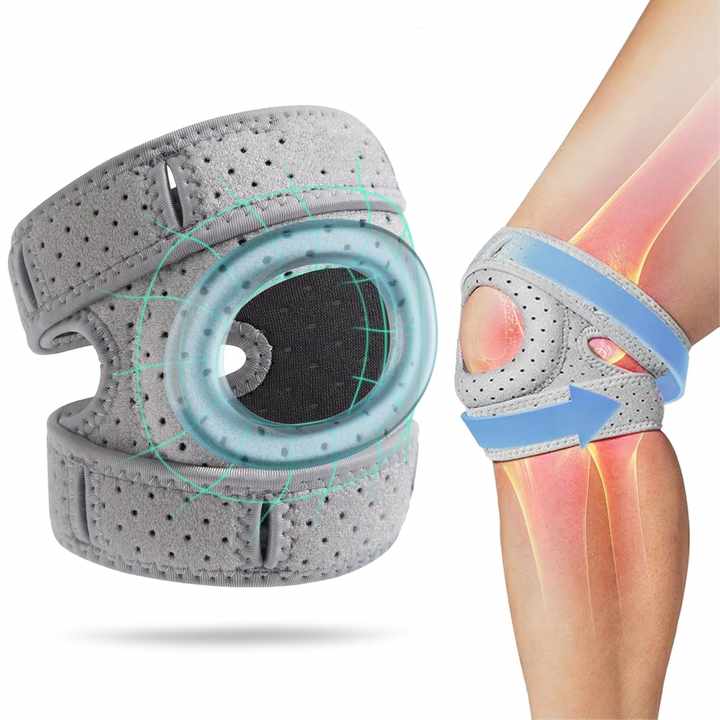 Belro knee brace, supportive accessory with adjustable straps, designed for knee stabilization and comfort.