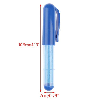 Set of four Belro cut-free fabric marker pens for men's clothing, with fine tips for detailed fabric and textile marking.