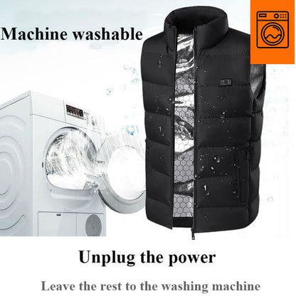 Belro heated gilet for men, lightweight activewear with built-in heating elements, designed for warmth during outdoor activities.