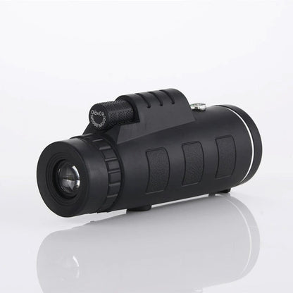 Belro Starscope HD Monocular with smartphone holder and tripod, waterproof high-power telescope for outdoor viewing.