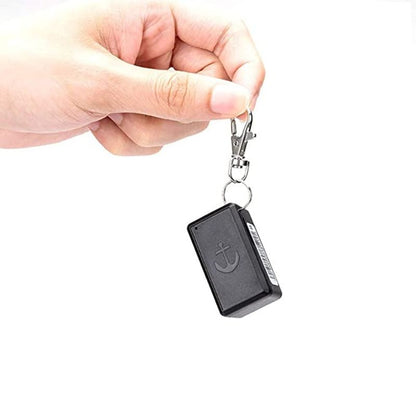 Mini GPS spy tracker by Belro, compact electronic device with a small antenna for discreet GPS tracking.