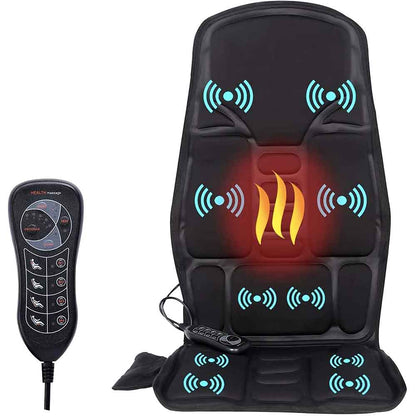Belro massage chair cushion with heated neck pillow, featuring ergonomic design and soft fabric for relaxing personal care.