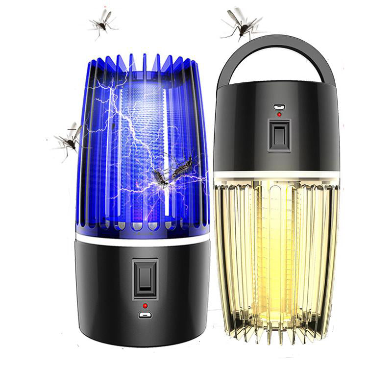 Belro 2-in-1 rechargeable mosquito killer for outdoor use, featuring UV light and insect trap in a compact home and garden design.