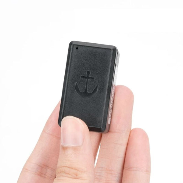 Belro Mini GPS Spy Tracker, compact electronic device with antenna and buttons, designed for discreet GPS tracking and navigation.