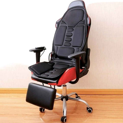 Belro massage chair cushion with heated neck pillow, featuring ergonomic design and soft fabric for relaxing personal care.