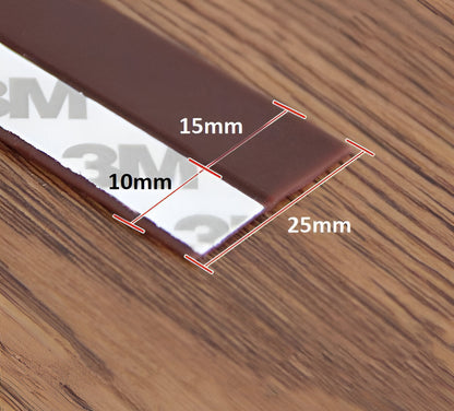 Belro self-adhesive door seal in tools and hardware, showing close-up of the flexible, black sealing strip attached to a door edge.