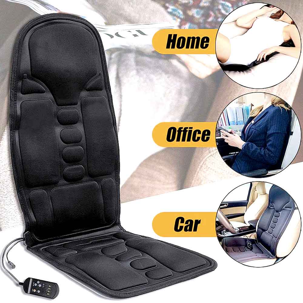 Belro massage chair cushion with heated neck pillow, designed for personal care and relaxing massaging comfort.