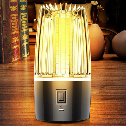Belro 2-in-1 rechargeable mosquito killer for outdoor use, with grid and UV light to attract and eliminate mosquitoes.