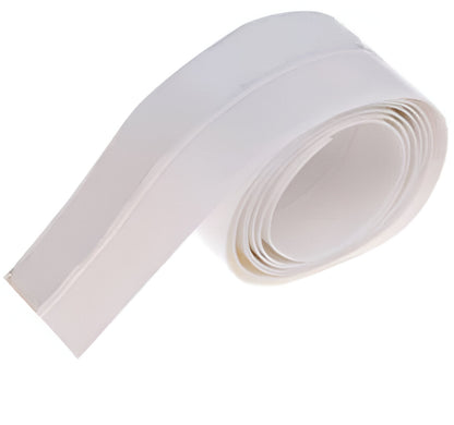 Belro self-adhesive door seal strip for draft and noise reduction, shown attached to a door in a tools and hardware setting.