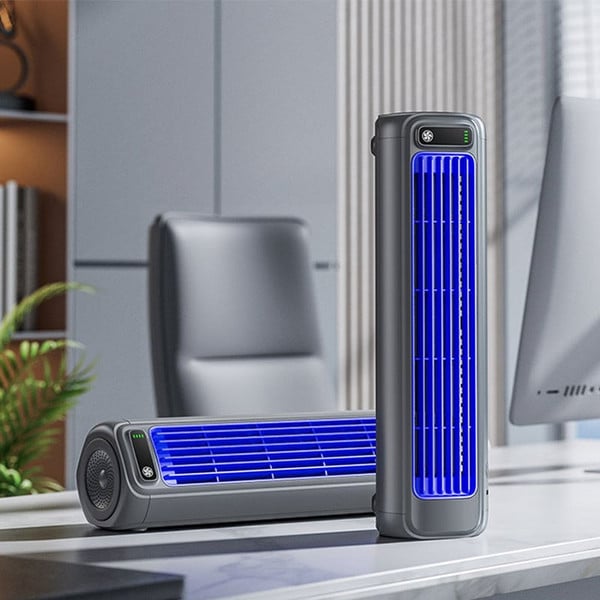 Belro powerful silent mobile fan for outdoor use, compact home and garden outdoor fan with adjustable settings