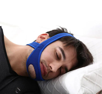 Belro snoring guard for sleep aid, showing a close-up of the mouthpiece designed to reduce snoring in a person.