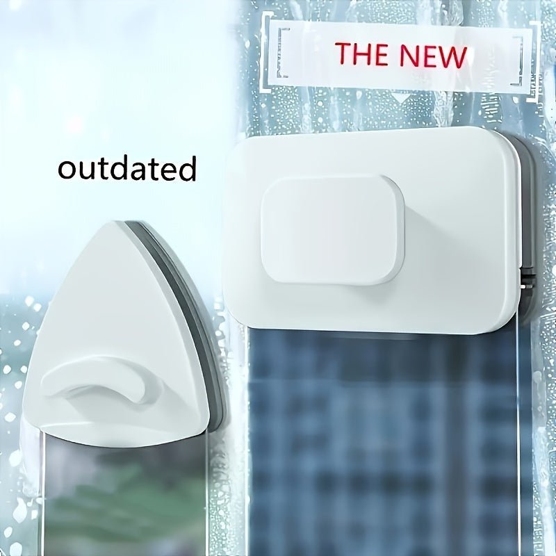 Double-sided magnetic window squeegee by Belro for cleaning double glazing, featuring ergonomic handles and magnetic design.
