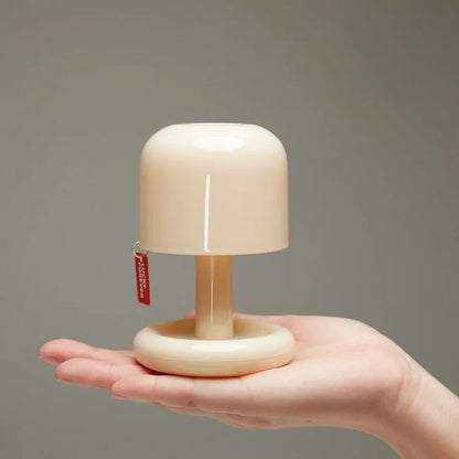 Belro Mini Sunset Light illuminating a cozy room with warm orange glow, perfect as a night light or ambient decor.
