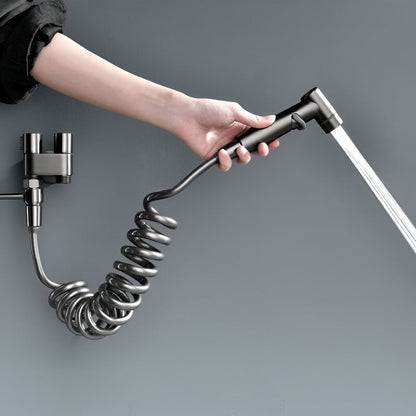 Belro revolutionary toilet shower faucet with metal handle and hose, ideal for bathroom hygiene and easy installation.