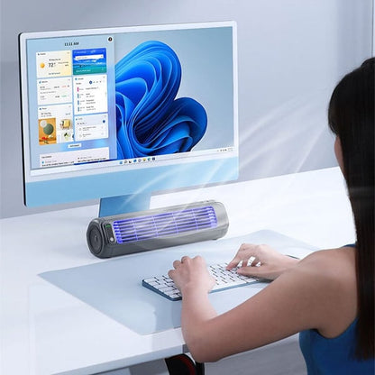 Belro powerful mobile silent outdoor fan shown in use, compact design for home and garden cooling solutions