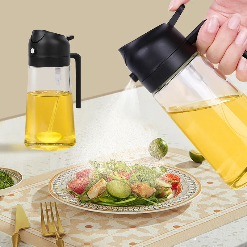 Belro 2-in-1 Oil Spray Bottle for electronics, compact container with spray nozzle, used for lubricating electronic devices.