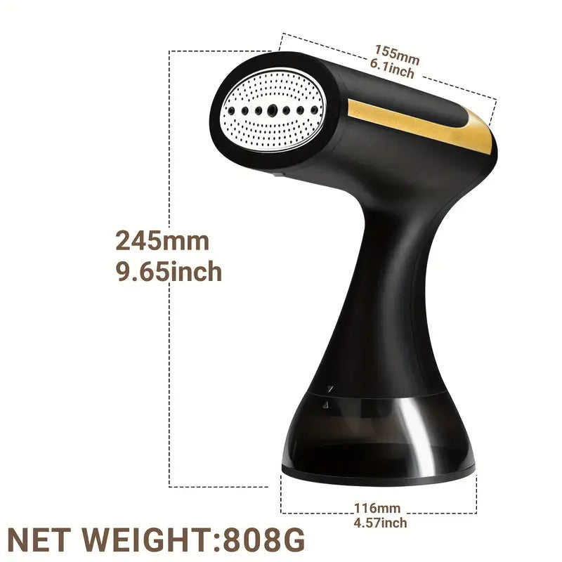 Belro portable garment steamer for men, efficient clothing iron with handheld design for quick wrinkle removal.