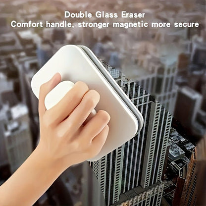 Belro double-sided magnetic window squeegee for double glazing, tool for cleaning and polishing glass surfaces.
