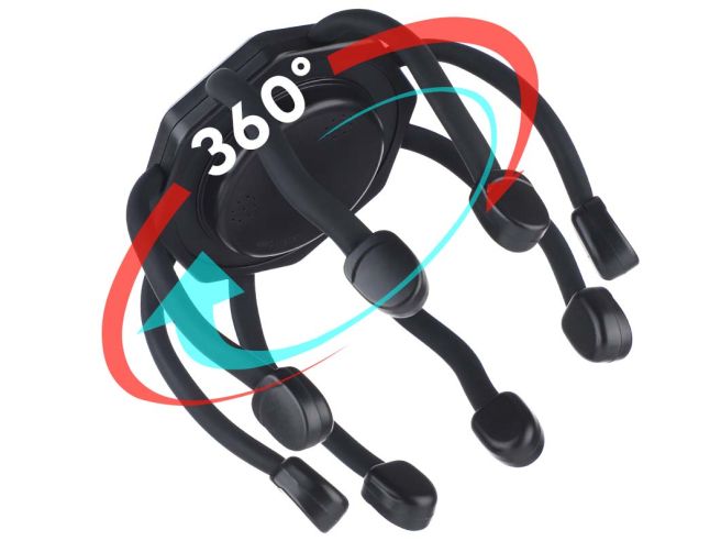 Belro octopus head massager with multiple flexible arms for scalp relaxation and personal care.