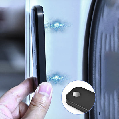 Belro Car Door Lights Projector displaying colorful light patterns on a vehicle door surface