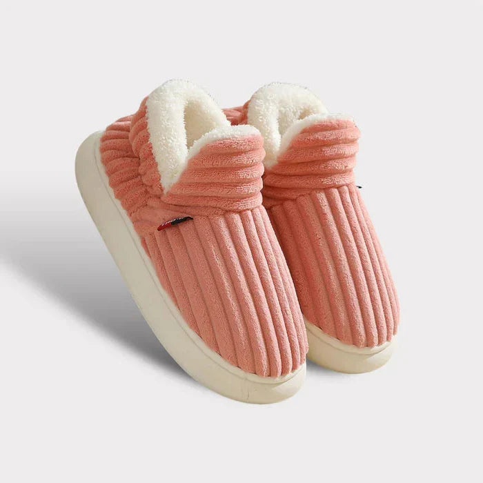Belro Cozy Ultra-Comfort Slippers showing plush interior and soft exterior for cozy indoor footwear.